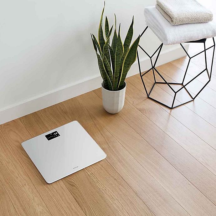 slide 6 of 6, Withings BodyWeight, BMI & Wi-Fi Smart Scale with Smartphone App - White, 1 ct