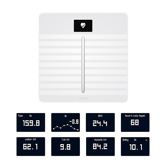 slide 8 of 12, Withings Body Cardio/Body Composition Heart Rate & Wi-Fi Smart Scale with App - White, 1 ct