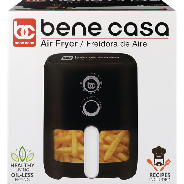 slide 1 of 1, Bc Blk Window Air Fryer 4L, 1 ct