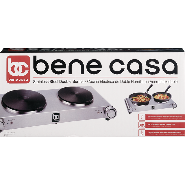 Bene Casa Electric Double Burner