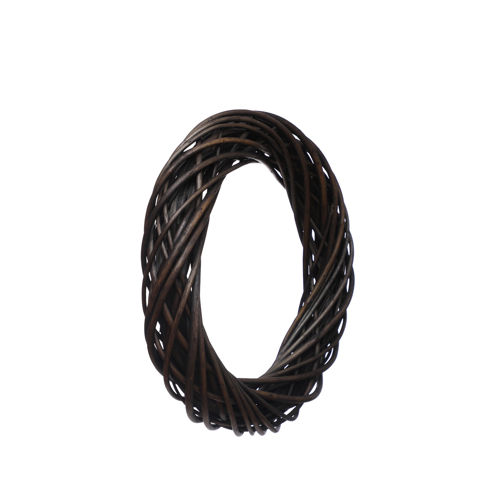 slide 3 of 3, 18" Black Willow Wreath By Ashland, 18 in