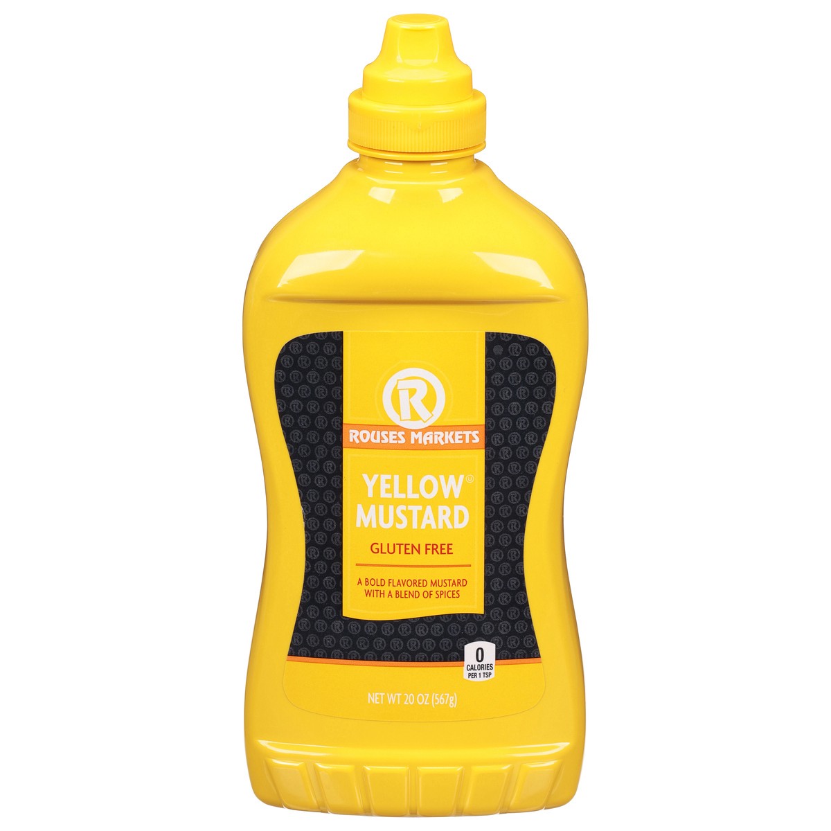 slide 8 of 11, Rouses Markets Gluten Free Yellow Mustard 20 oz, 20 oz