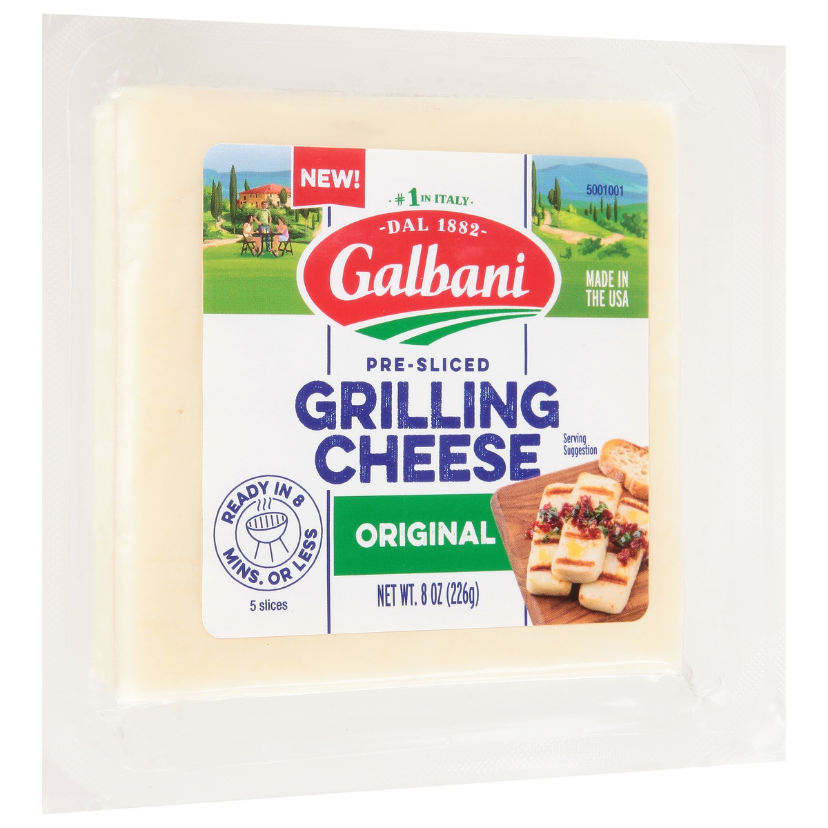 slide 2 of 9, Galbani Pre-Sliced Original Grilling Cheese, 8 oz