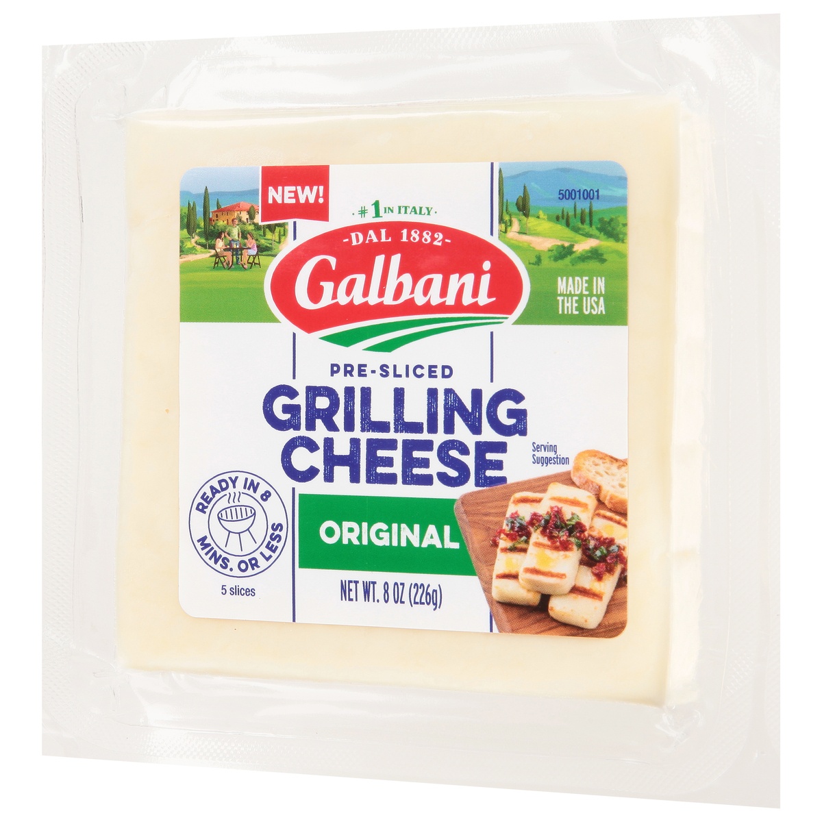 slide 3 of 9, Galbani Pre-Sliced Original Grilling Cheese, 8 oz