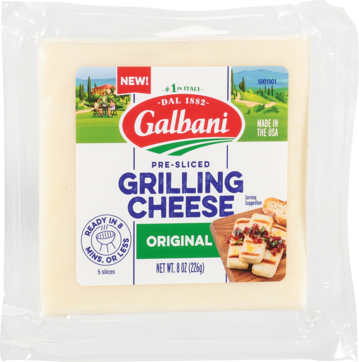 slide 6 of 9, Galbani Pre-Sliced Original Grilling Cheese, 8 oz