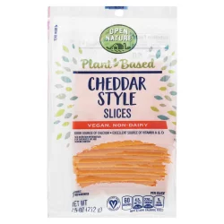 Opn Nat Plant Based Cheddar Slices