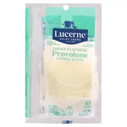 Lucerne Cheese Provolone Smoke Flvd Slcd