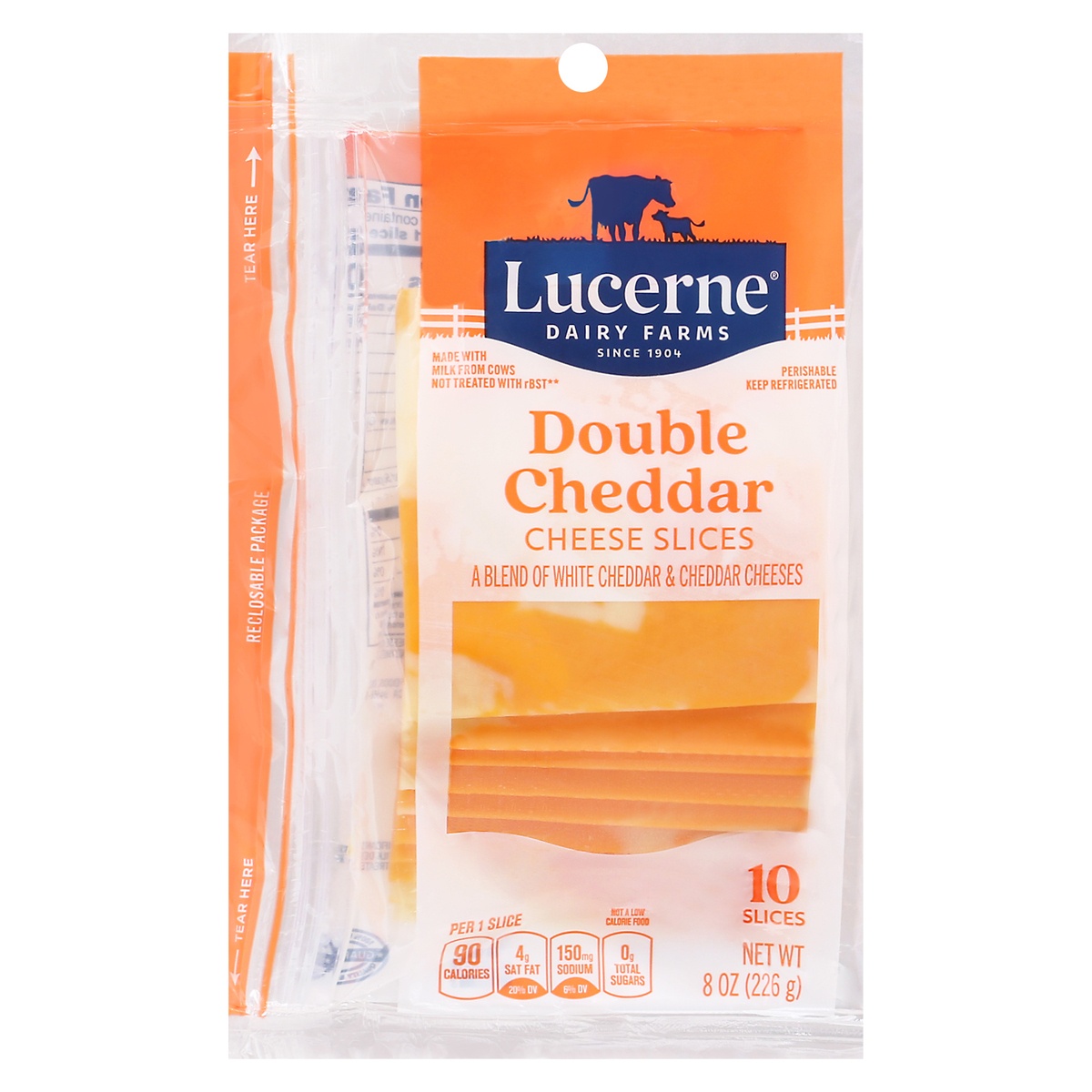 Lucerne Cheese Double Cheddar Slcd 8 oz Shipt