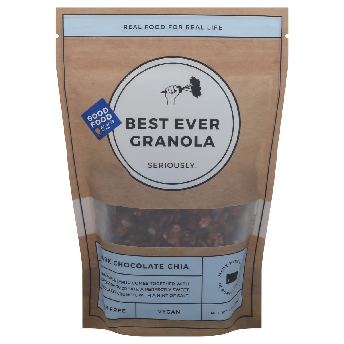 slide 9 of 13, Best Ever Granola Gluten Free Dark Chocolate Chia Granola 6 oz, 6 oz