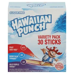Hawaiian Punch Variety Pack Sugar Free Drink Mix Variety Pack - 30 ct
