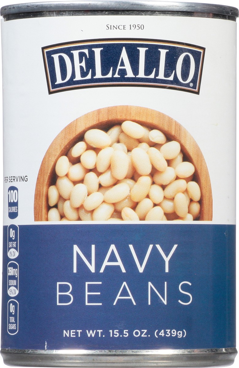 slide 12 of 13, DeLallo Navy Beans 15.5 oz, 15.5 oz