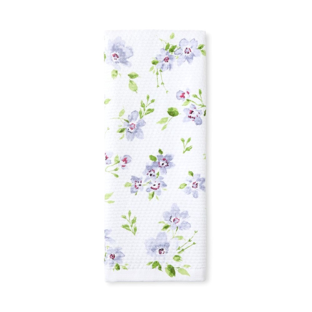 slide 1 of 1, KitchenAid Ditsy Daisy Pistachio Kitchen Towel, 16 in x 28 in