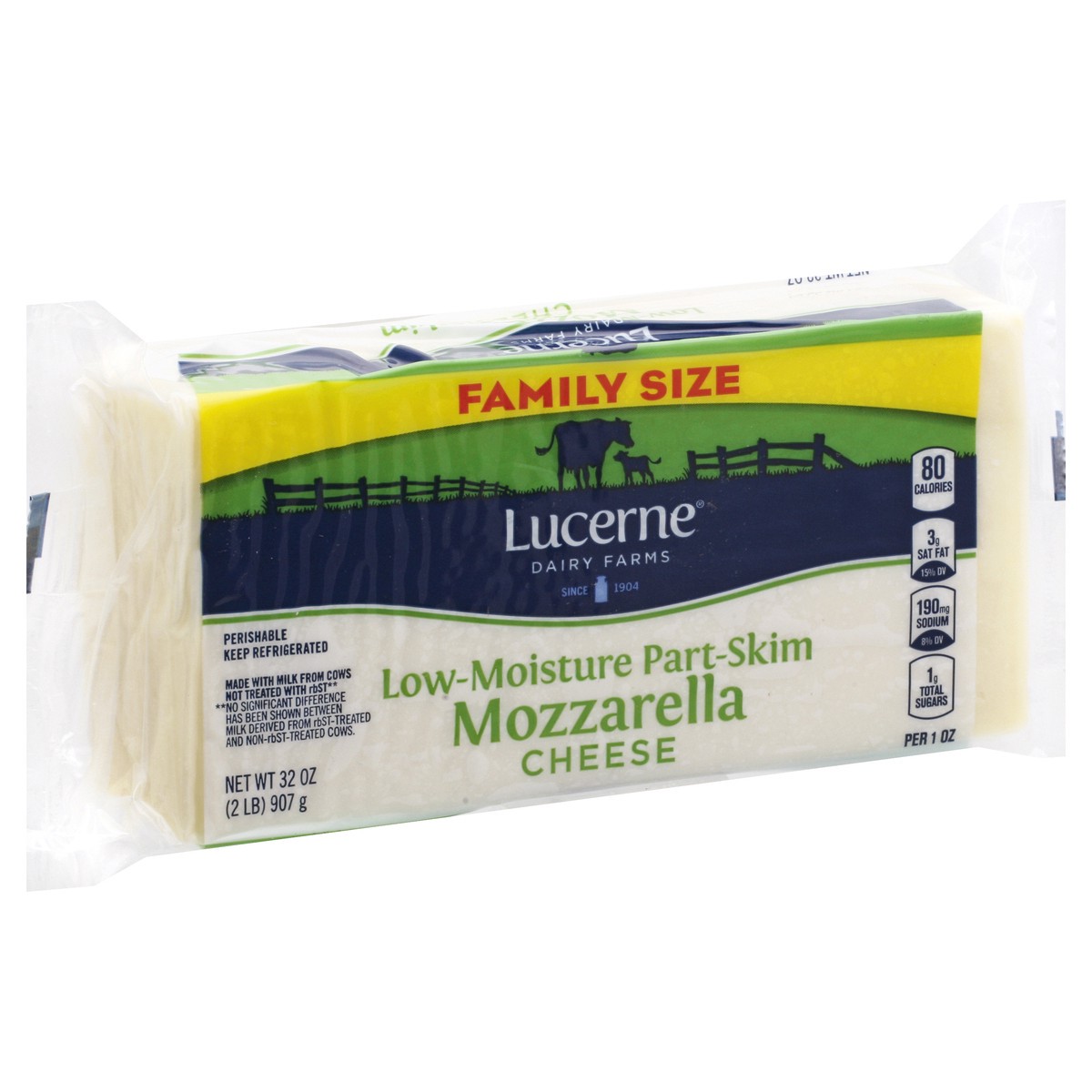 slide 2 of 9, Lucerne Dairy Farms Cheese Low-Moisture Mozzarella Part-Skim, 