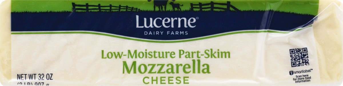 slide 5 of 9, Lucerne Dairy Farms Cheese Low-Moisture Mozzarella Part-Skim, 