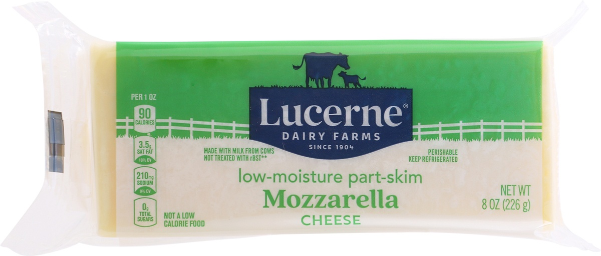 Lucerne Dairy Farms Mozzarella Cheese Shrinkwrapped 8 Oz | Shipt