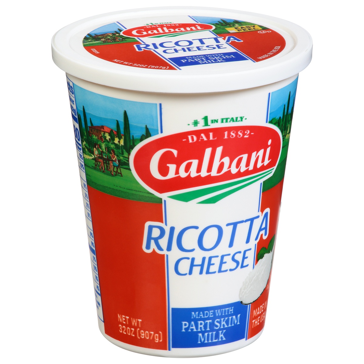slide 2 of 9, Galbani Made With Part Skim Milk Ricotta Cheese, 