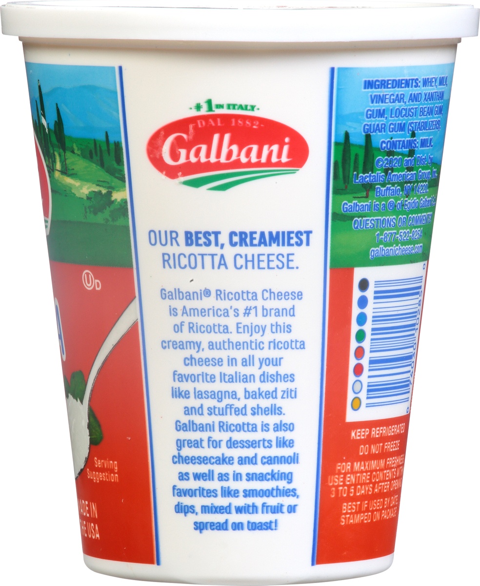 slide 8 of 9, Galbani Made With Part Skim Milk Ricotta Cheese, 