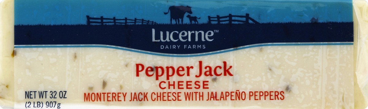 slide 2 of 5, Lucerne Dairy Farms Cheese Natural Pepper Jack, 