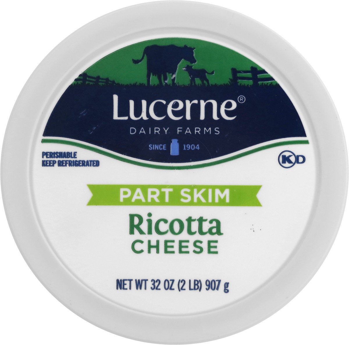 slide 9 of 9, Lucerne Dairy Farms Cheese Natural Ricotta Part Skim, 32 oz