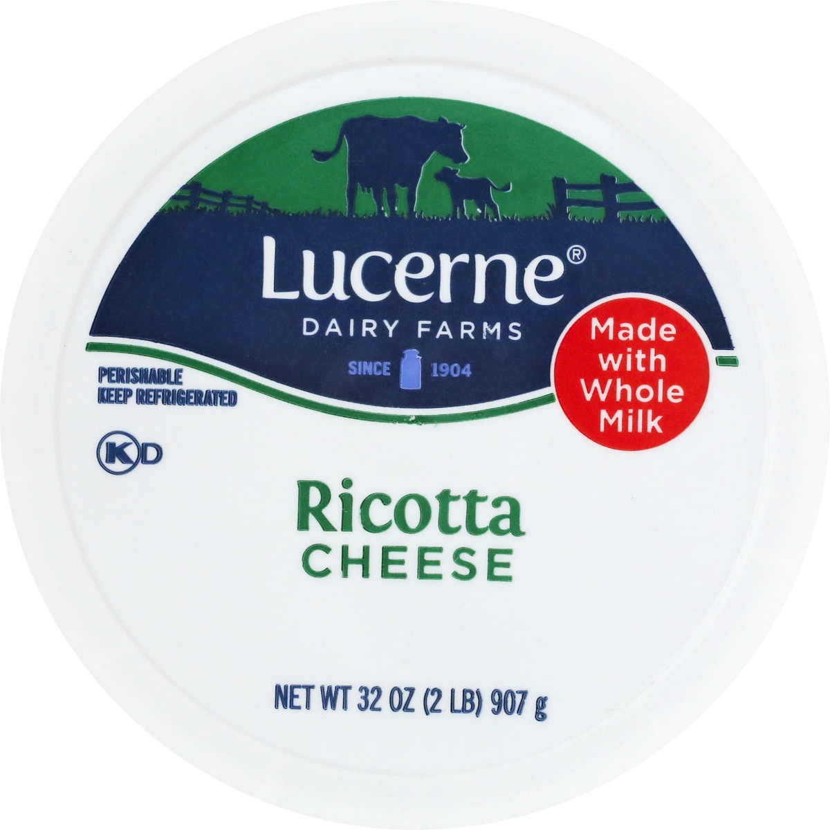 slide 9 of 9, Lucerne Dairy Farms Lucerne Cheese Ricotta Whole Milk - 32 Oz, 32 oz