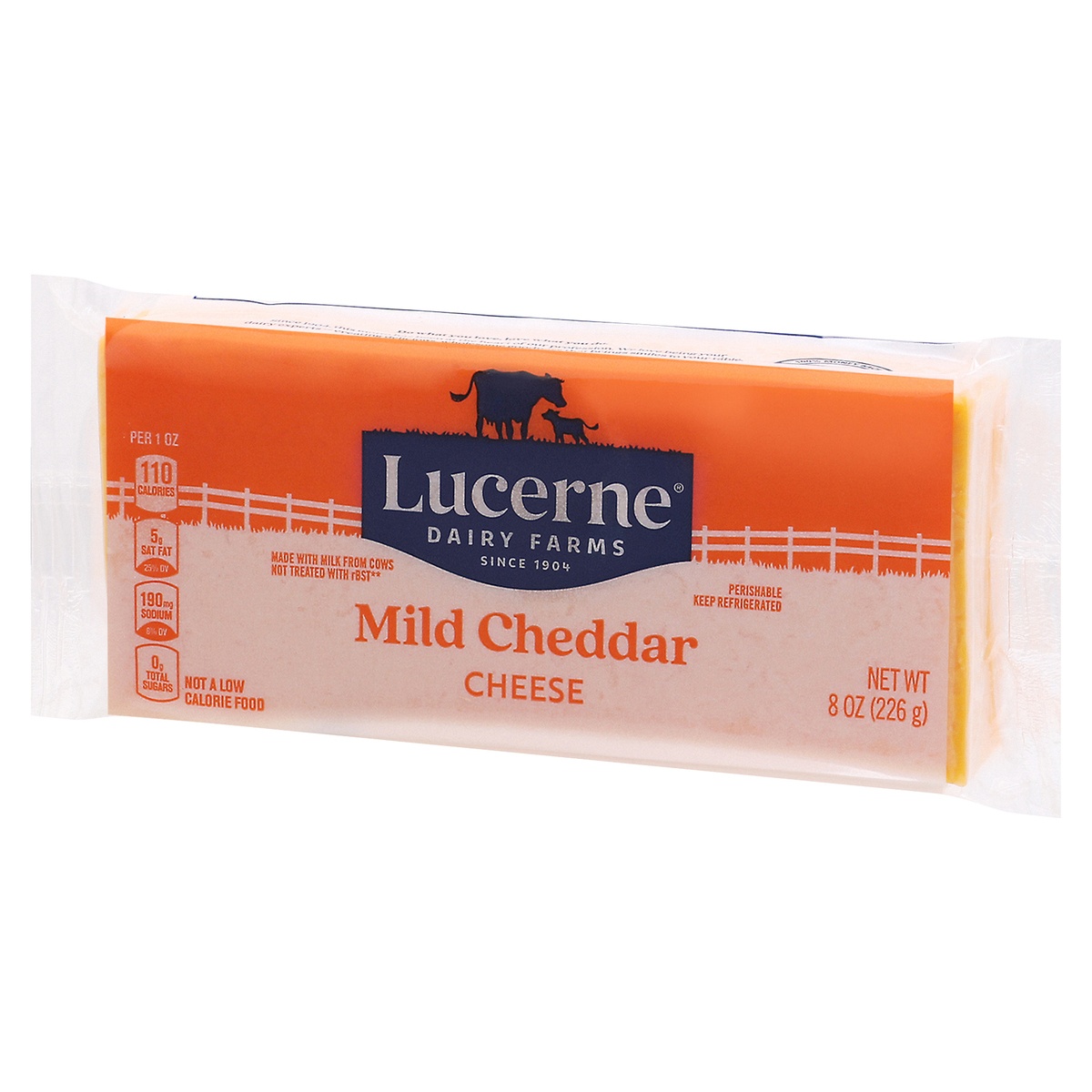 slide 3 of 9, Lucerne Dairy Farms Lucerne Cheese Mild Cheddar - 8 Oz, 8 oz