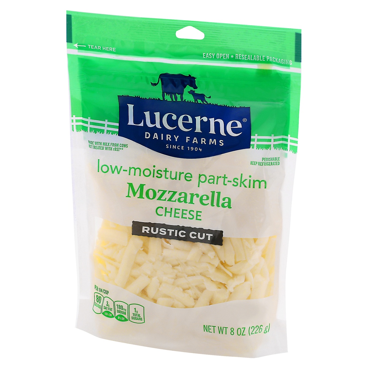 Lucerne Dairy Farms Cheese Mozzarella Thick Cut Shredded 8 Oz | Shipt