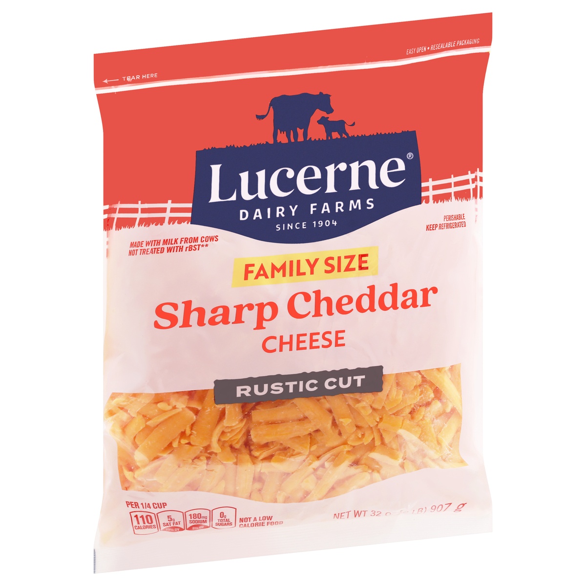 Lucerne Dairy Farms Sharp Cheddar Cheese Shred 32 oz Shipt