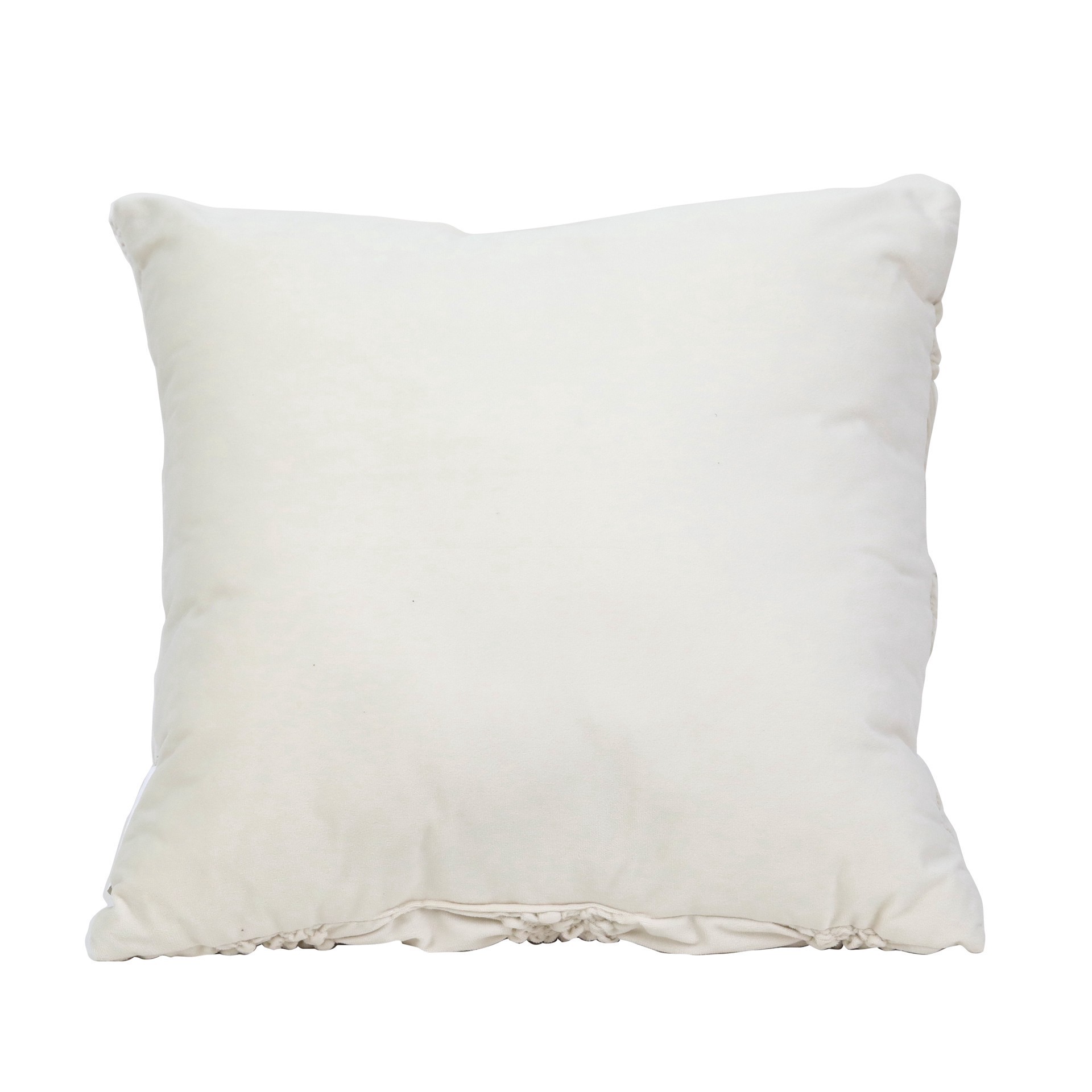 slide 2 of 2, 17" Ivory Flower Throw Pillow By Ashland, 17 in x 17 in
