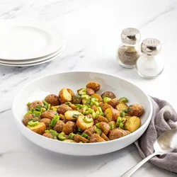 Bia 10 in. White Round Serving Bowl