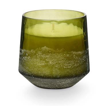 slide 1 of 1, Illume Balsam & Cedar Baltic Glass Candle, 1 ct