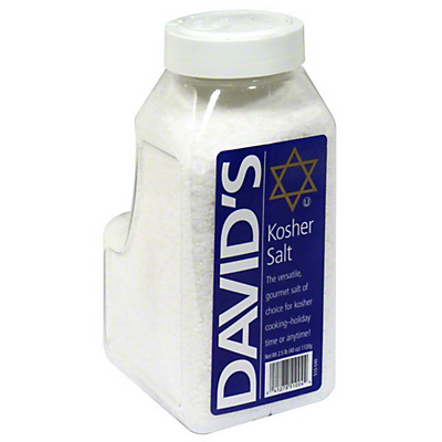 slide 1 of 1, David's Salt, Kosher, 40 oz