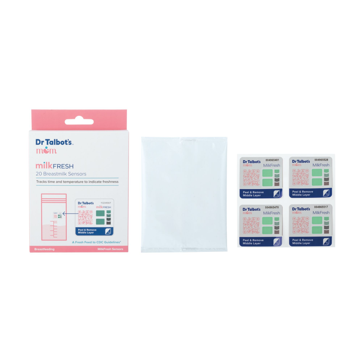 slide 3 of 4, Dr. Talbot's Breast Milk Freshness Sensors - 20ct, 20 ct