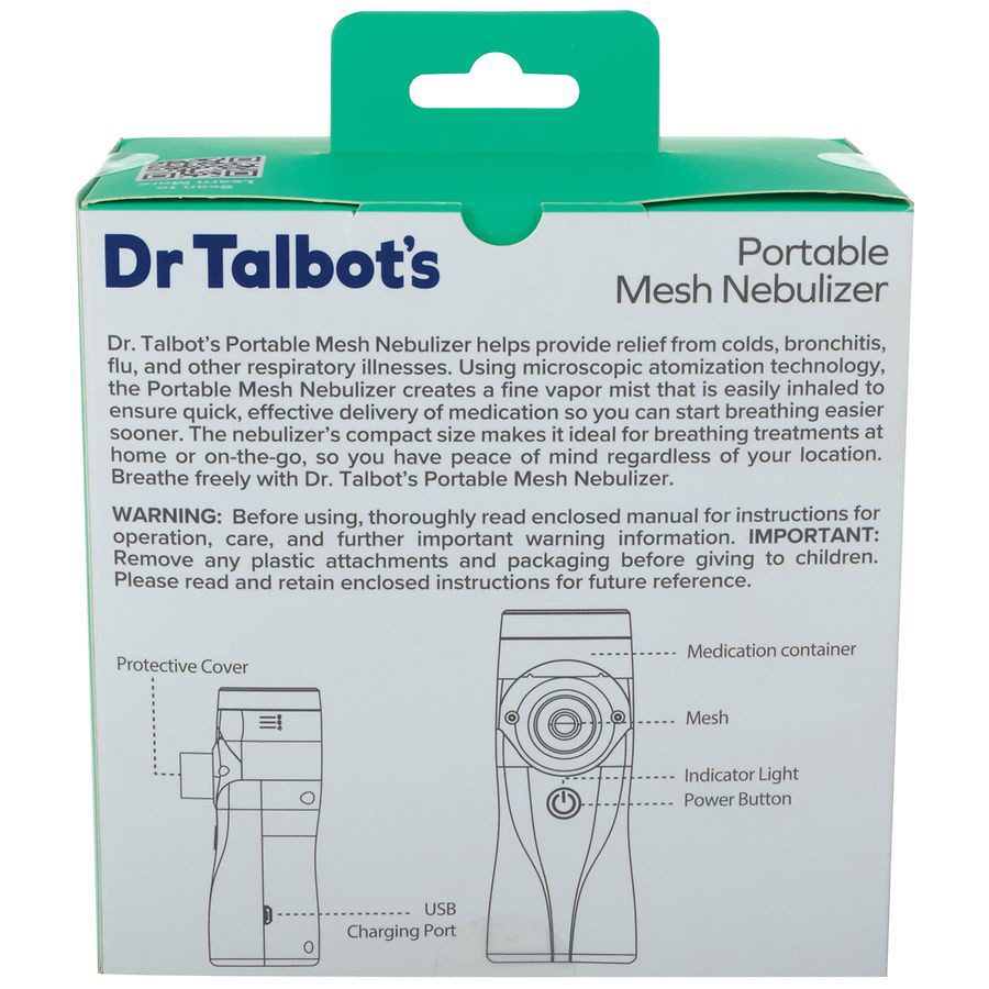slide 3 of 5, Dr. Talbot's Portable Mesh Nebulizer 1 ea, 1 ct