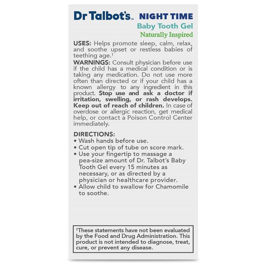 slide 3 of 5, Dr. Talbot's Night Time Banana Flavor Baby Tooth Gel 0.53 oz, 0.53 oz