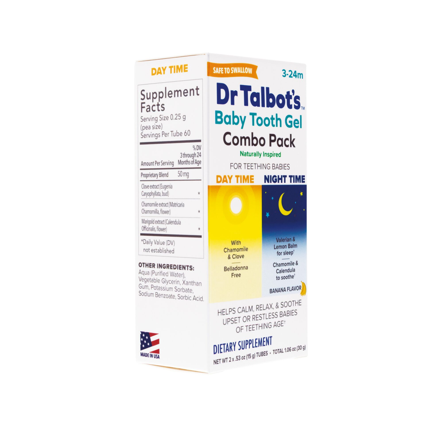 slide 5 of 5, Nuby Dr Talbots Day/Night Baby Tooth Gel, 1 ct