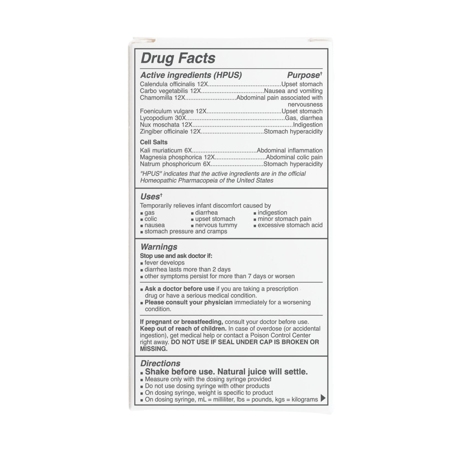 slide 2 of 3, Dr. Talbot's Infant 6m+ Natural Apple Juice Tummy Ache Relief 4 fl oz, 4 fl oz