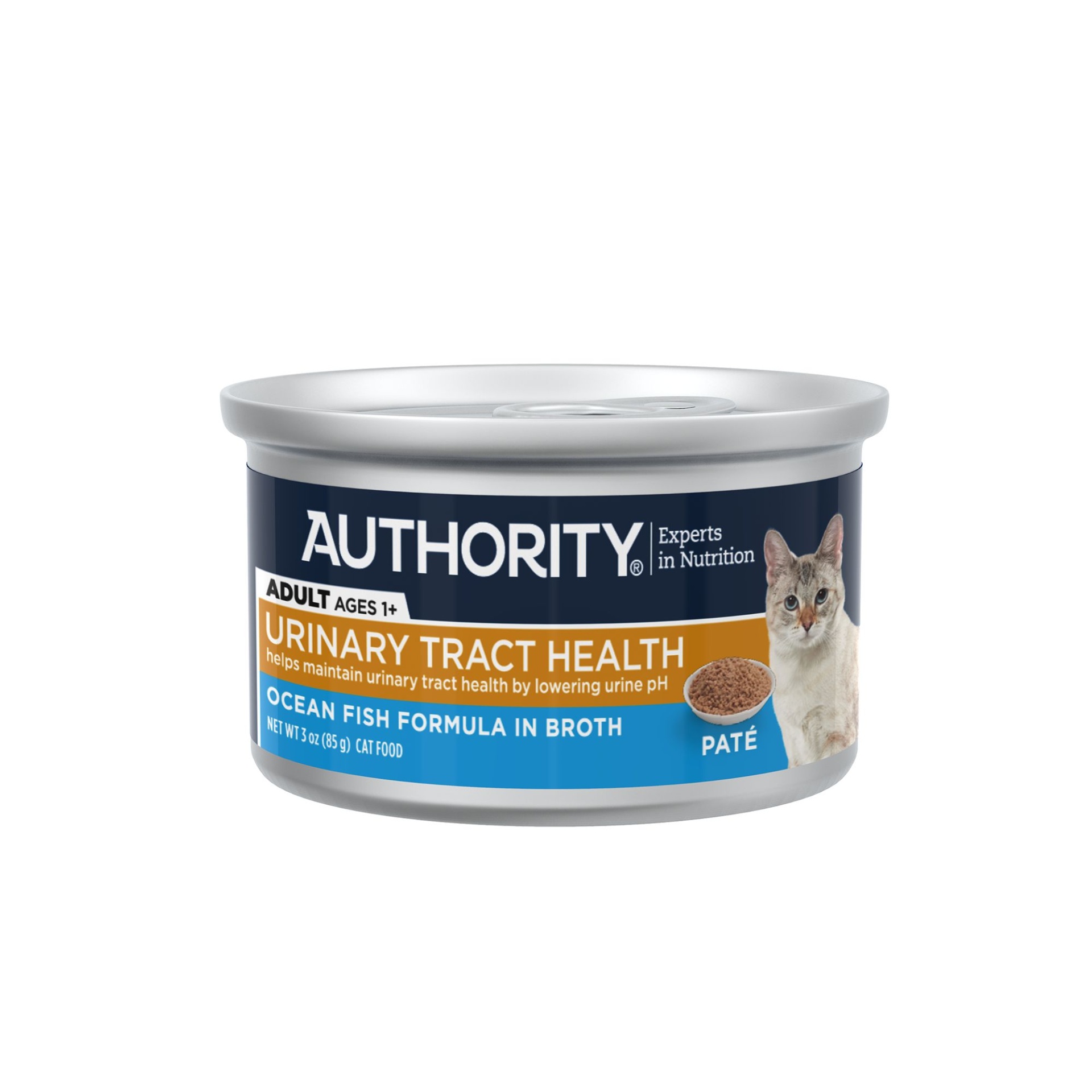 slide 1 of 1, Authority Urinary Tract Health Cat Wet Food - 3 Oz, Pate, With-Grain, 3 oz