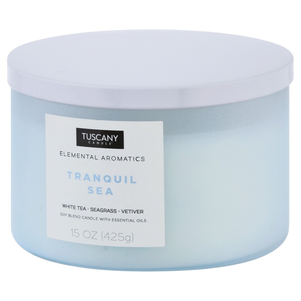 slide 3 of 9, Tuscany Candle Tranquil Sea Spa Candle, 1 ct