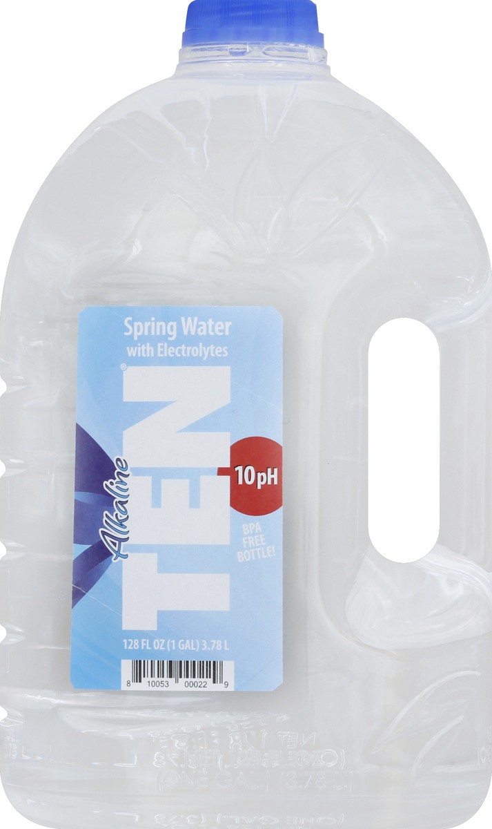 slide 4 of 7, Ten Spring Water - 128 oz, 128 oz