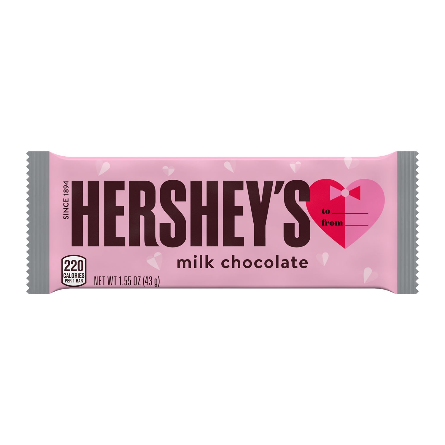 slide 6 of 8, Hershey's Valentine's Exchange Milk Chocolate Bars, 6 ct; 1.55 oz