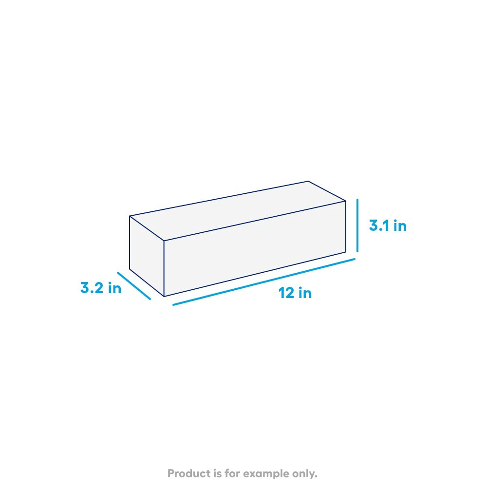 slide 2 of 2, Mirador 12.0-in L x 4.0-in W x 3.0-in H Tan/Charcoal Concrete Straight edging stone, 1 ct