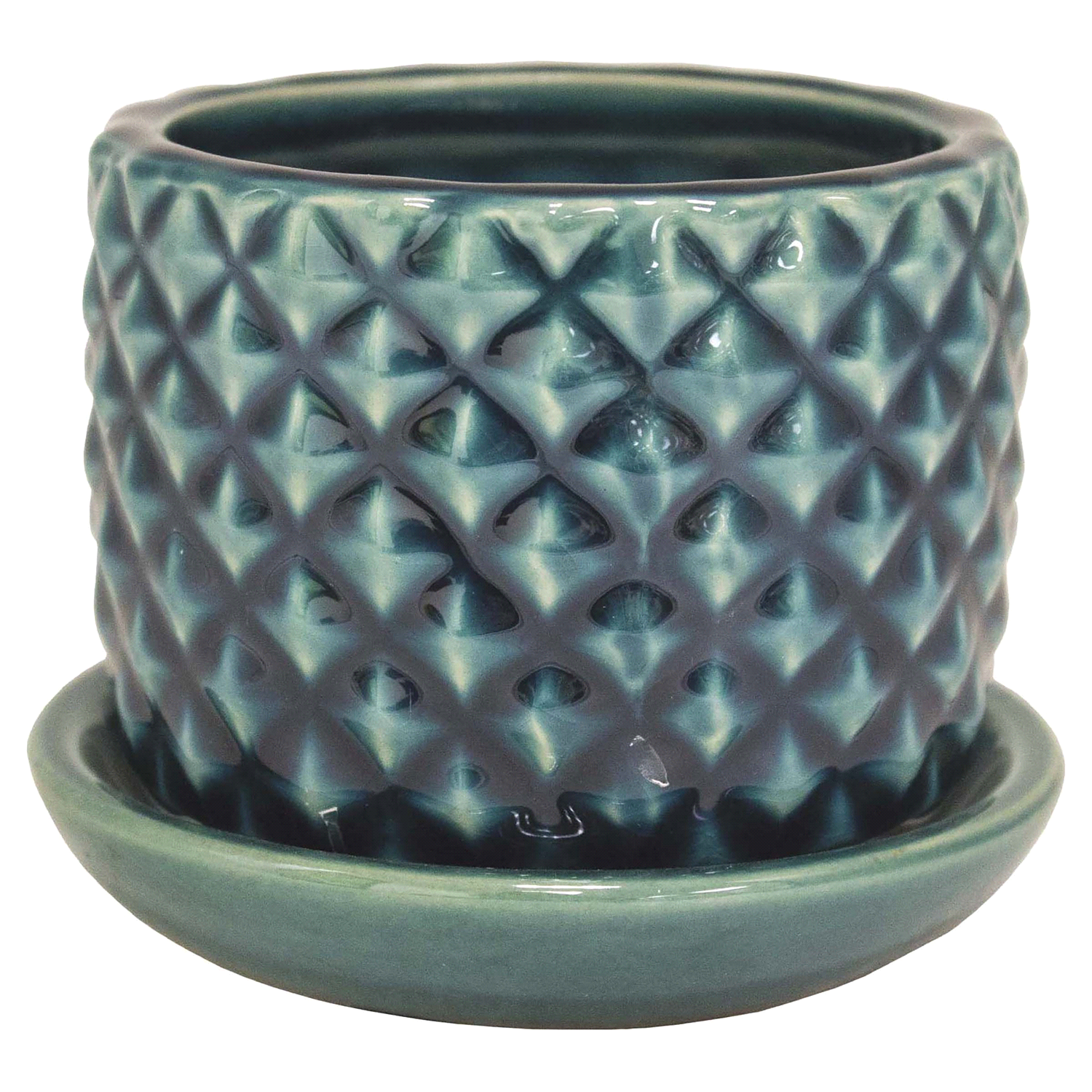 slide 1 of 4, Trendspot 4IN Pineapple Ceramic Planter, 4 in