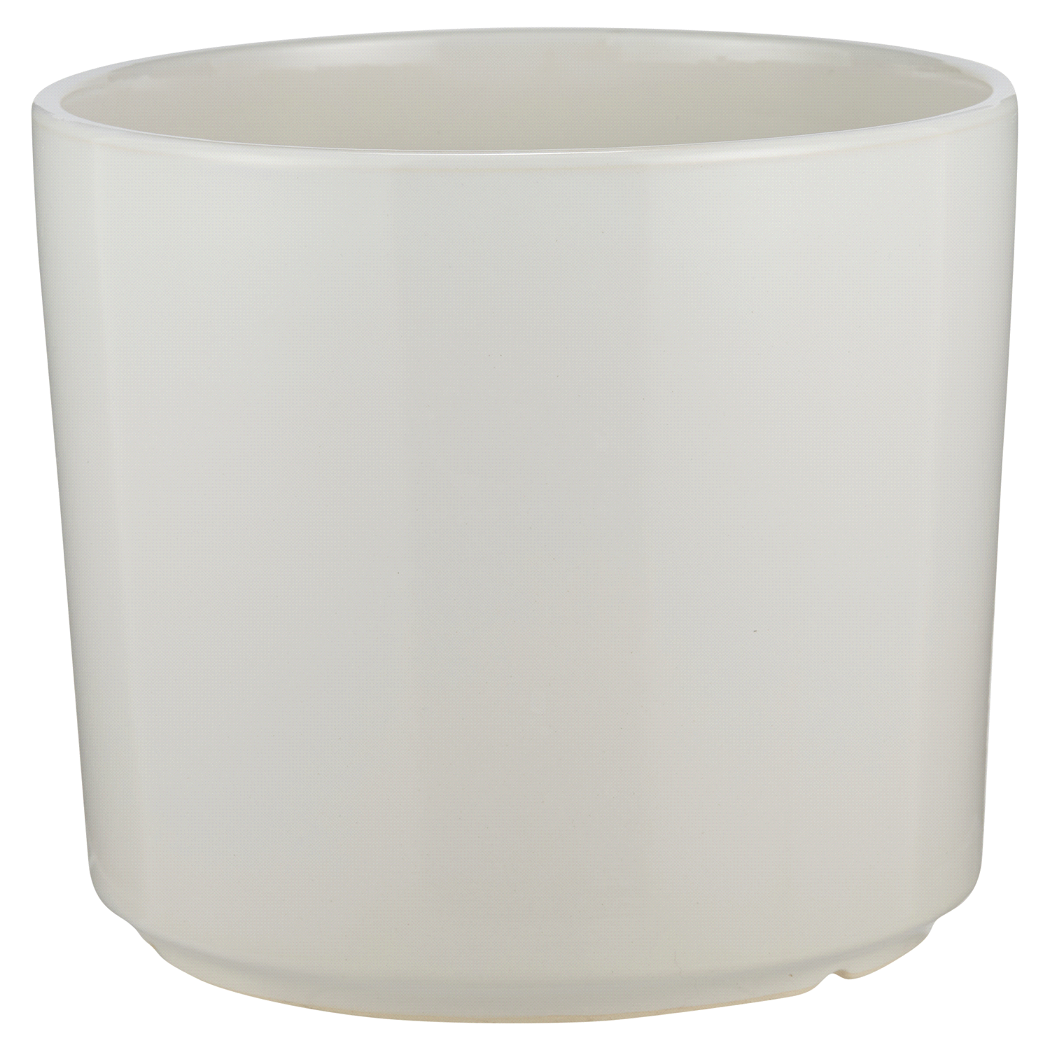 slide 1 of 1, Trendspot 10.8in Cylinder Ceramic Planter, White, 10.8 in