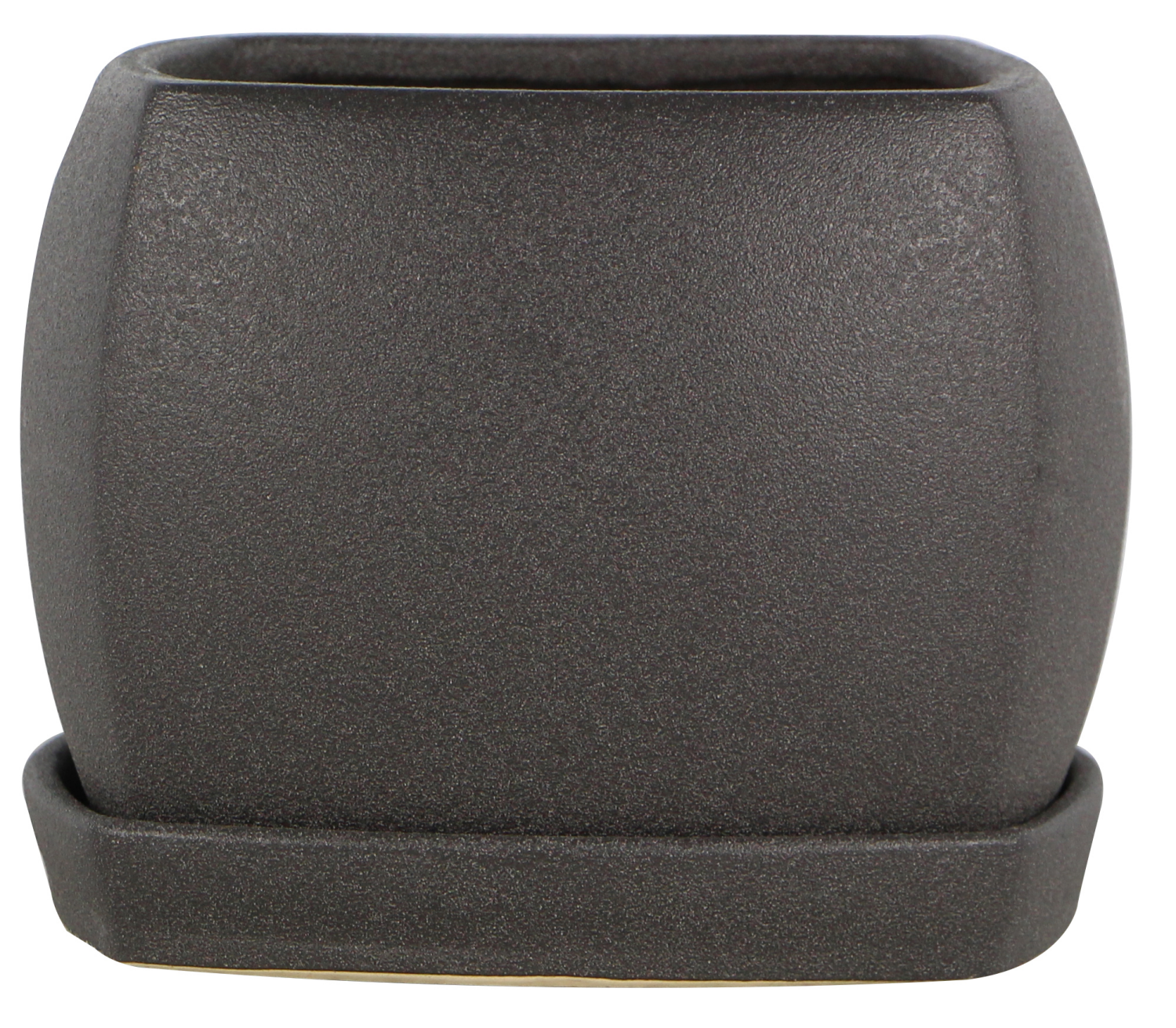slide 1 of 1, 8In Marmont Planter Black, 8 in