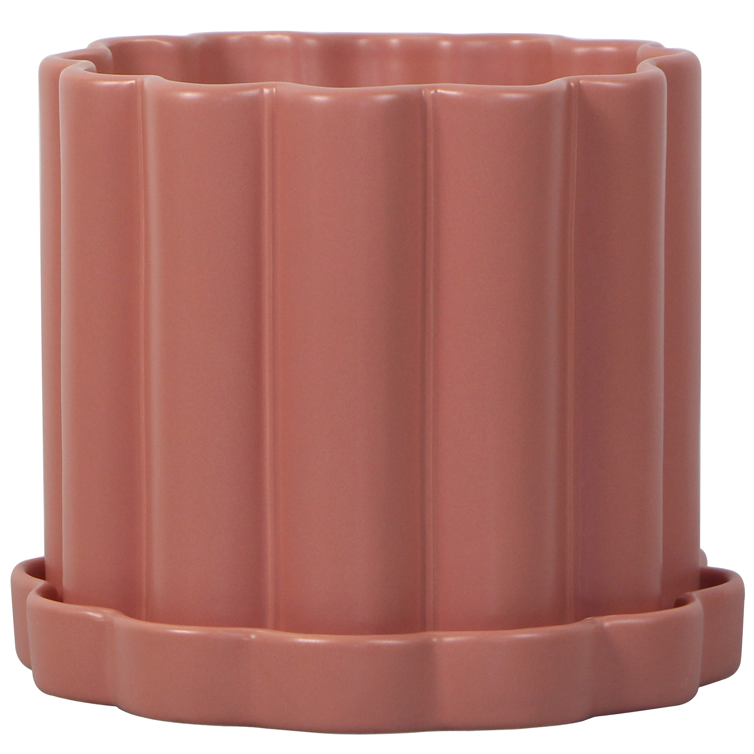 slide 1 of 1, 8.5in Daisee Ceramic Planter Rose, 8.5 in