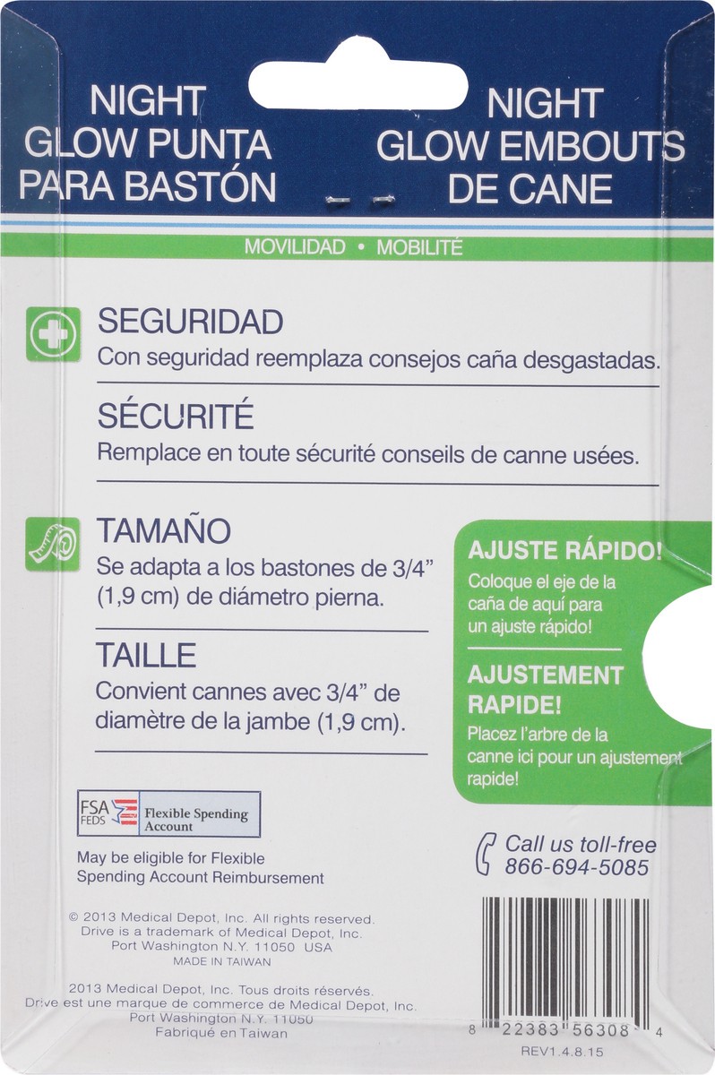 slide 8 of 9, Drive Medical Glow In The Dark Cne Tip, 