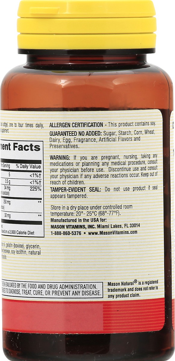 slide 9 of 9, Mason Natural Co Q10 with L-Carnitine - Healthy Heart and Cellular Energy Production, Antioxidant Supplement for Cardiovascular Health, 50 Softgels, 50 ct