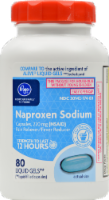 slide 1 of 1, Kroger Naproxen Sodium Pain Reliever/Fever Reducer Liquid Capsules, 80 ct