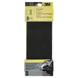 3M Fine Drywall Sanding Screens - 2 Pack - Black