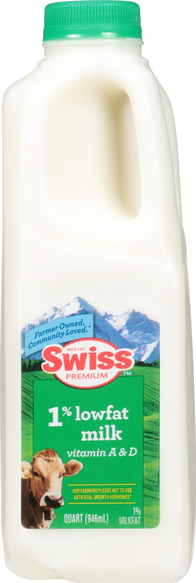 slide 11 of 13, Swiss Premium 1% Low Fat Milk 1 qt, 1 qt